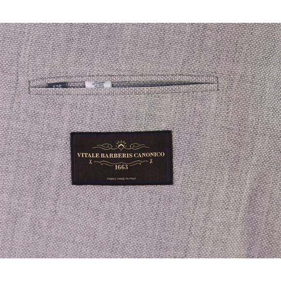 Bonobos Standard Fit Gray Knit Woven Patch Pocket 2-Btn Wool Blazer 52S New! - Picture 9 of 11